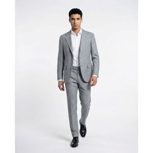 Brunello Cucinelli Light Blue Wool Two-Piece Men's Suit